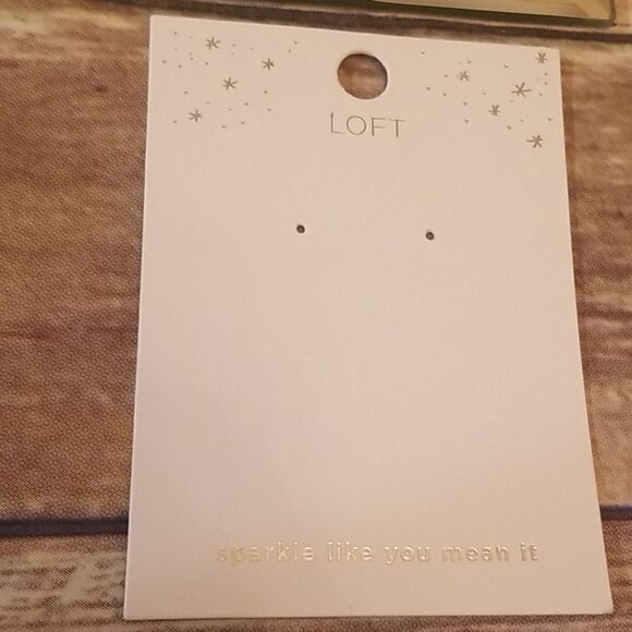 LOFT Dangling Flower Earrings NWT - Picture 5 of 6